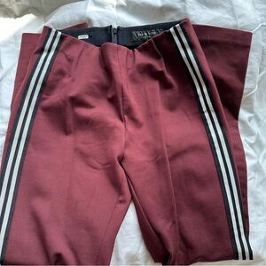 Rag and bone crops with stripe